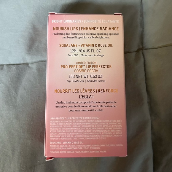 Biossance Bright Luminaries Pro-Peptide Lip Perfector + Mini Rose Oil Set - Picture 5 of 5